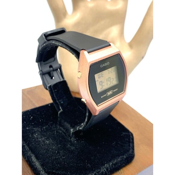 Casio Women\'s Watch LW204 Quartz Digital Rose Gold Black Resin 3294 35mm main image 3